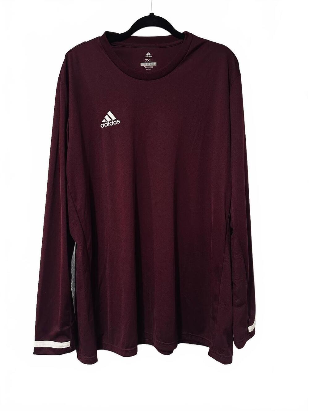 Adidas Climacool maroon long sleeve shirt